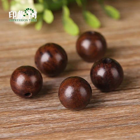 6/8/10/12/15mm DIY Natural Wood Beads Loose Round Ebony Wooden Beads Spacer Beads Buddha Beads Bracelets Jewelry Findings 232 ► Photo 1/5