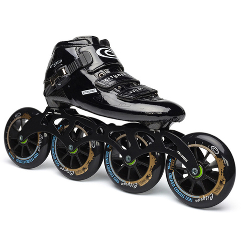Cityrun Vulcan Speed Inline Skates Carbon Fiber Professional Competition Skate Wheels Racing Skating Patines Similar Powerslide ► Photo 1/6