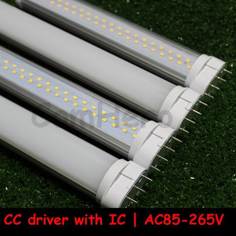 2G11 LED Light 36W 2G11 Tube LED 9W 12W 15W 18W 22W SMD2835 clear frosted Cover 85-265V Warm/Cool White Real power Free Shipping ► Photo 1/6