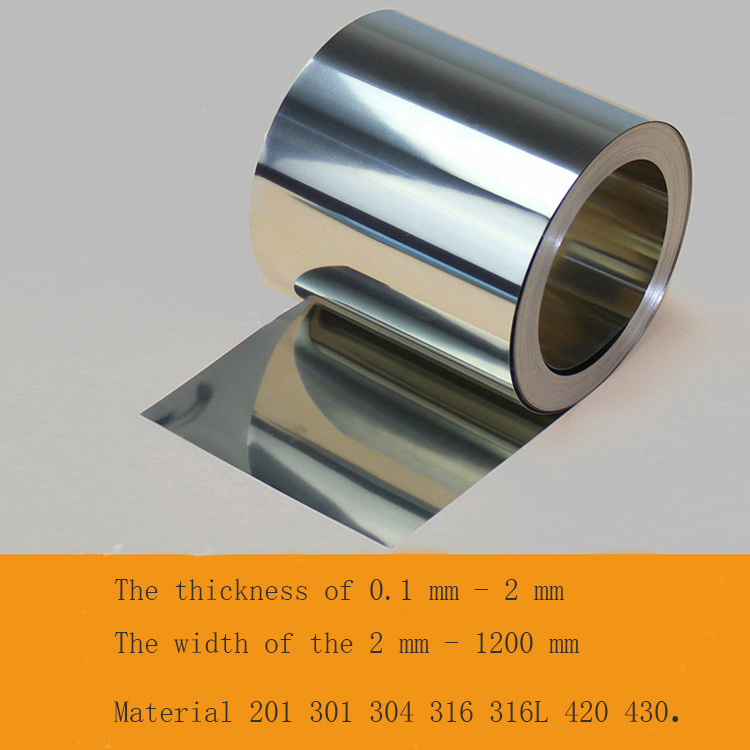 Stainless steel sheet spring stainless steel foil strip of 0.1mm or 0.2mm  can be customized - Price history & Review, AliExpress Seller -  Shop3872058 Store