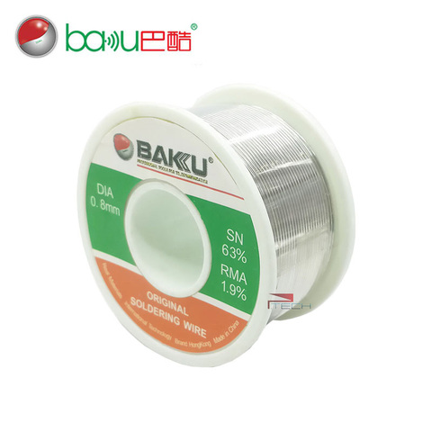 BAKU Solder Wire BK 100 Tin Lead Rosin Core Iron Soldering Wire Reel 0.8mm 1mm for Welding Mobile ► Photo 1/5