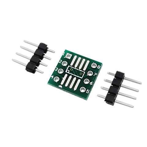 80PCS/LOT SOP8 turn DIP8 / SOIC8 to DIP8 IC adapter Socket PB FREE with Pin Header ► Photo 1/1