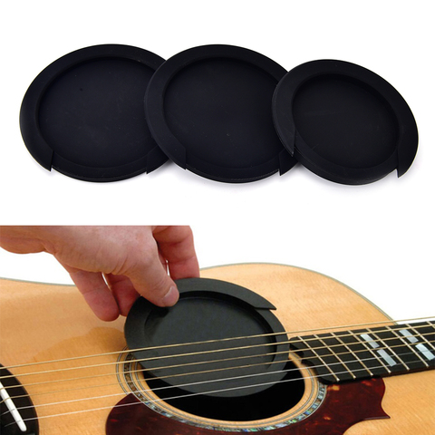 3 Sizes Silicone Acoustic Classic Guitar Feedback Buster Sound Hole Cover Buffer Block Stop Plug Guitar Parts & Accessories ► Photo 1/4