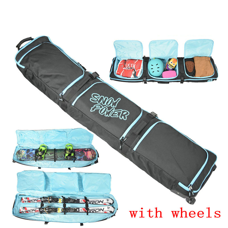Big Monoboard snowboard bag large skiing protective pouch professional sport ski with wheel ski bag double board - Price & Review | AliExpress Seller - Fibreaskate Store | Alitools.io