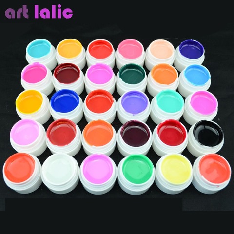 1 Pc 4ml High Quality Pure Colors UV Gel Nail Manicure for LED UV Lamp Gel Solid Color Nail Art Gel Varnish ► Photo 1/1