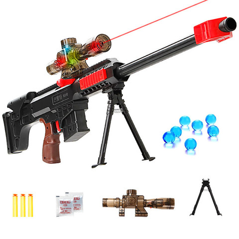 Lançador de balas suave tiro Sniper Rifle brinquedos para Boy Jogo