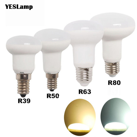 E14 E27 Dimmable Led Bulb R39 R50 R63 R80 Bombillas Lamp Lampada Ampoule Spotlight Light 5W 7W 9W Energy Saving Home 220V 110V ► Photo 1/6