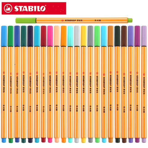 Stabilo Point 88 Marker Fineliner 0.4mm Felt Tip Pen Professional Line Art Marker for Drawing Illustration Sketch Pen Design Pen - Price history Review | AliExpress Seller - Shop4704007 Store | Alitools.io