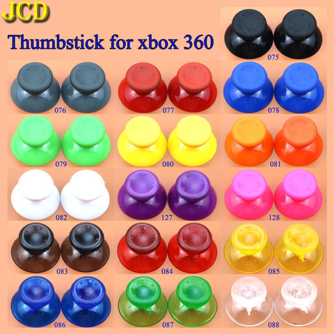 JCD 2pcs 16 Color Analog Joystick Grip Cap for Microsoft Xbox 360 Joypad Controller Mushroom Joystick Cover ► Photo 1/6