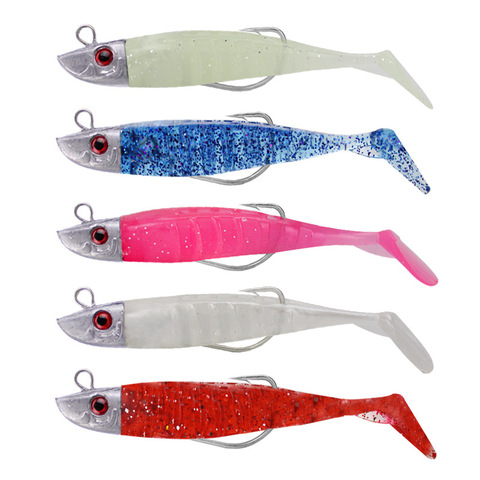2 Replacement Lure Jigging Soft Bait Fishing Lures 8cm 8.5g DIY Lead Head  Jig Fish T Tail Sea Bass Lure Fishing Tackle - Price history & Review, AliExpress Seller - NewWay Store