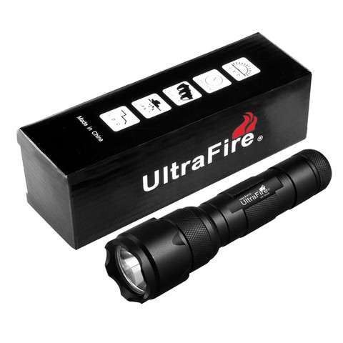 UltraFire WF-502B Portable CREE XP-L V6 18650 Flashlight Rechargeable Torch Lantern Hunting V6 Emitter Luz Bulb ► Photo 1/6