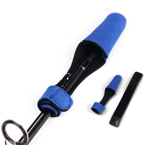 2pcs/lot Fishing Rod Tip Cover Fishing Tool Cable Tie Rod carp Strap Belt Tie Rod Fishing Accessories Tackles ► Photo 1/6