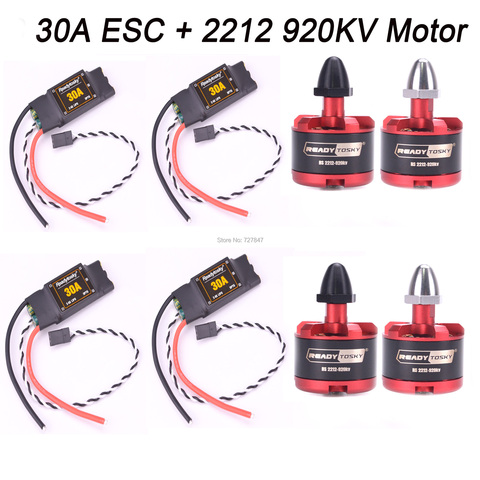 30A ESC OPTO 2-6S Brushless ESC Electronic Speed Controller + 2212 920kv Motor 2-4s For F450 S500 ZD550 RC Helicopter Quadcopter ► Photo 1/6