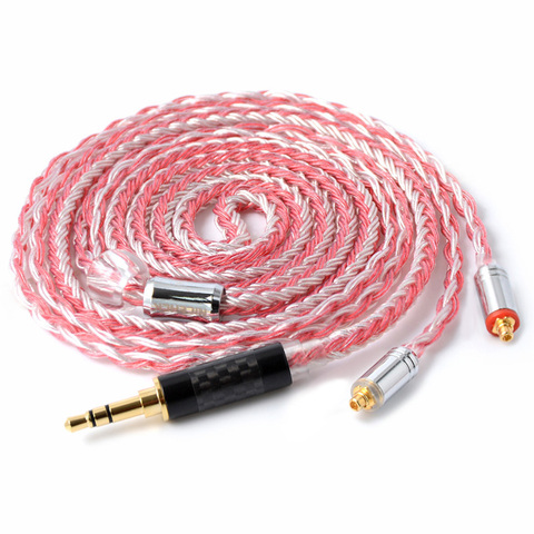 NICEHCK 16 Core Copper Silver Mixed Cable 3.5/2.5/4.4mm Plug MMCX/2Pin Connector For ZSN ZSX C10/C16/C12 V90 NX7 Pro/DB3 BL-03 ► Photo 1/6