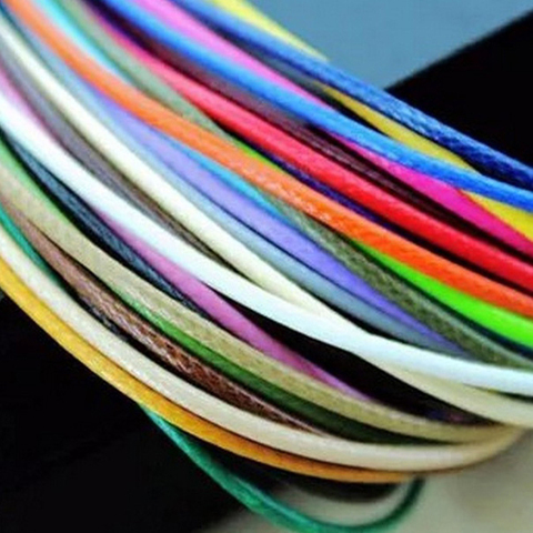 1.5mm Cords Korean jewelry wax rope braided wire bracelet necklace diy rope 3M Jewelry Findings & Components #1094 ► Photo 1/4