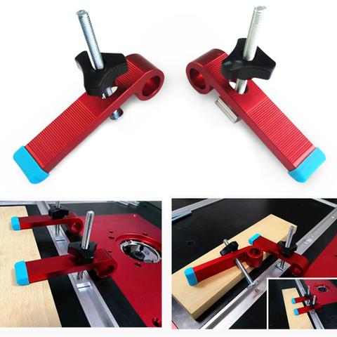 T Track Aluminum Alloy Wood Clamp Rail Slide Slot Stopper M8 Screw Positioning Limiter Miter Clip Fixed Clamp Woodworking Tools ► Photo 1/6
