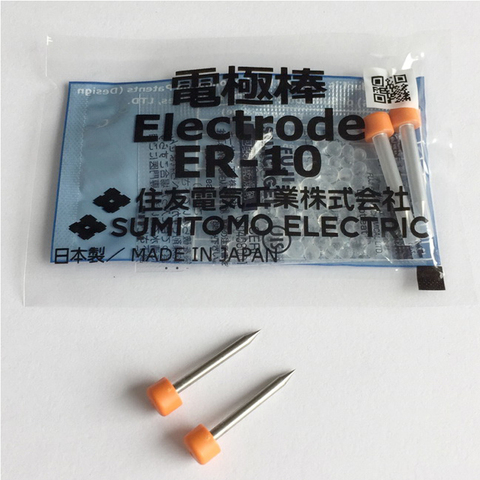 1pair ER-10 Electrodes for Sumitomo Type-39 TYPE-66 TYPE-81C T-600C 400S Fiber Optic Fusion Splicer Electrode rod ► Photo 1/3