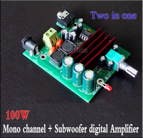 TPA3116 100W mono Subwoofer Digital Power bass Amplifier Board TPA3116D2 Amplifiers ► Photo 1/3