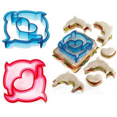 9 Shaps Sandwich Cutter Cake Toast Mold Dinosaur Dog Butterfly Shape Animal Shapes for Kids Bento Lunch Cookie Bread Presses Set ► Photo 1/6