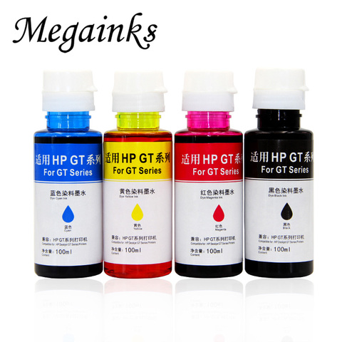 100ML each bottle Refillable Dye Ink Kit for hp GT51 GT52 GT5810 GT5820 5810 5820 all Deskjet Printer Ink ► Photo 1/6