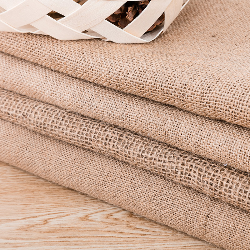 160*50cm Jute Fabric Sack Linen Cloth For DIY Hand Work Storage Bags  Decoration
