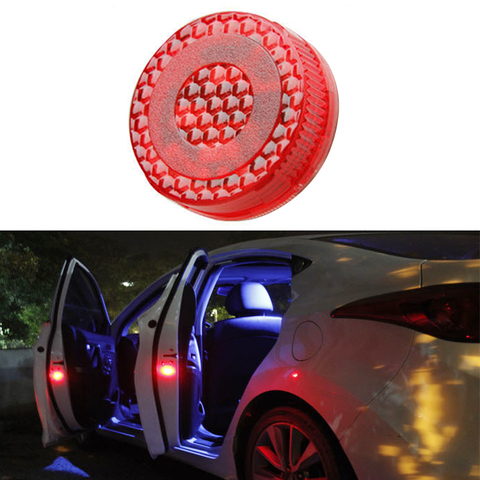 2pcs Magnetic Wireless 5 LED Car Door Opening Warning Lights Waterproof Strobe Flashing Anti Rear-end Collision Led Safety Lamps ► Photo 1/6