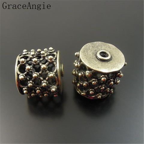 5PCS Necklace Bracelet Beads Jewelry DIY Hot Sale Antiqued Bronze Tone Copper Round Charm Pendants Bracelet Beads 18mm New 32593 ► Photo 1/2