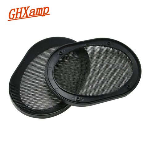 GHXAMP 2PCS 5*7 inch Car Speaker Protective Grille ABS Plastic frame + Metal Cover Mesh Enclosure Net Cover DIY ► Photo 1/6