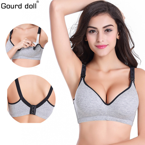 Cotton Maternity Nursing Bras Set Pregnant Breastfeeding Pregnancy Women Underwear Breast Feeding Bra soutien gorge allaitement ► Photo 1/6