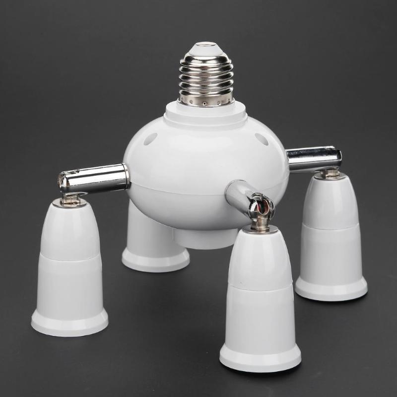 Adapter Light Converter E27 Lamp Head Socket Holder Bulb Base Adjustable Angle