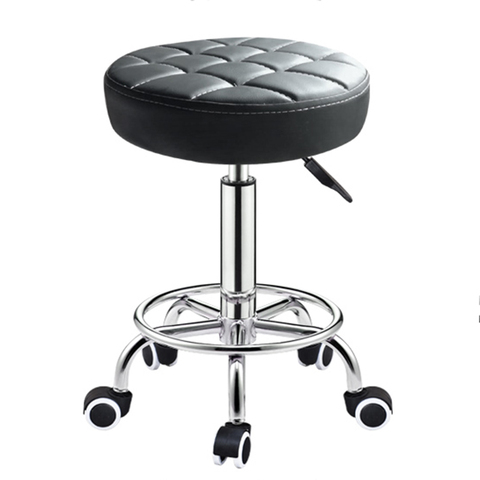 Bar stool hair chair swivel chair adjustable lift stool hydraulic swivel stool spa tattoo facial massage salon furniture ► Photo 1/5