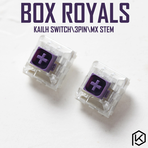Novelkey Kailh Box royal royals Switch RGB SMD Purple Switches Dustproof Switch For Mechanical keyboard IP56 mx stem ► Photo 1/4