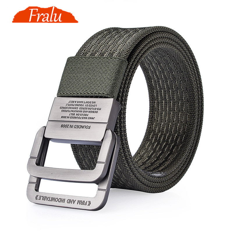 Military Style Tactical Canvas Belt Nylon Men Army Metal Buckle Cinturon Quality