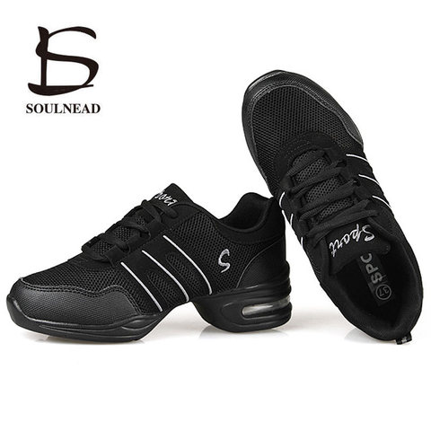 Dancing Shoes For Women Sports Feature Modern  Jazz Dance Shoes Soft Outsole Breath Dance Shoes Female Waltz Sneakers Wholesale ► Photo 1/6