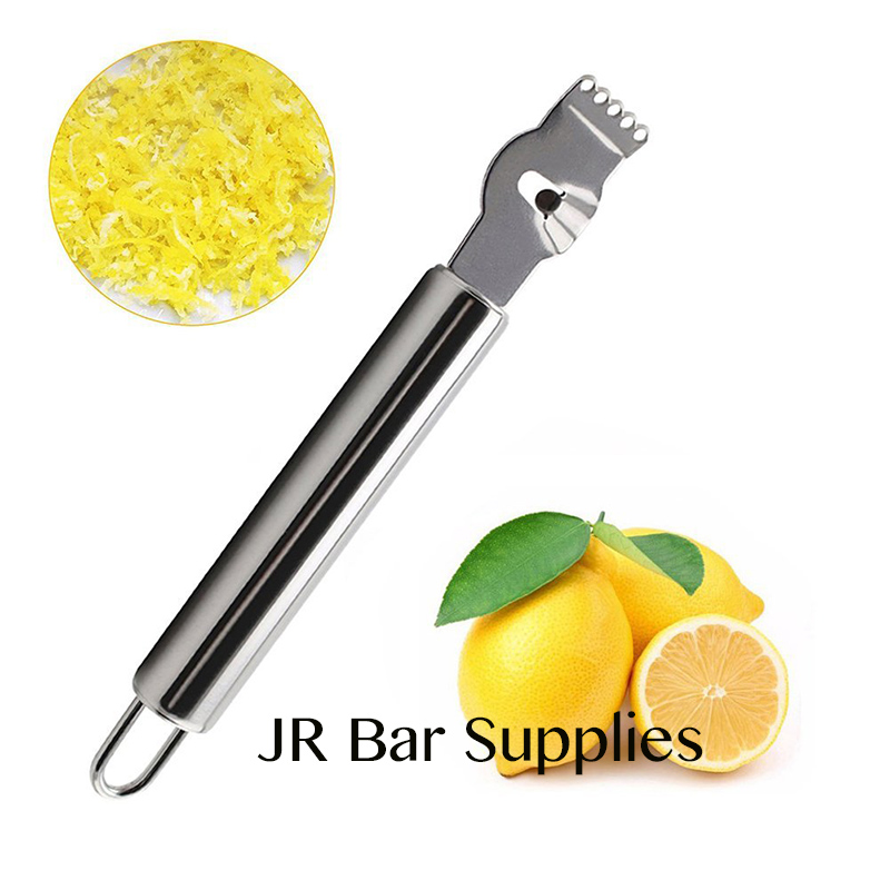 1pc Lemon Zester Grater Stainless Steel Lemon Grater Orange Peeler Citrus  Fruit Grater Peeling Knife Kitchen Gadgets Bar Accessories