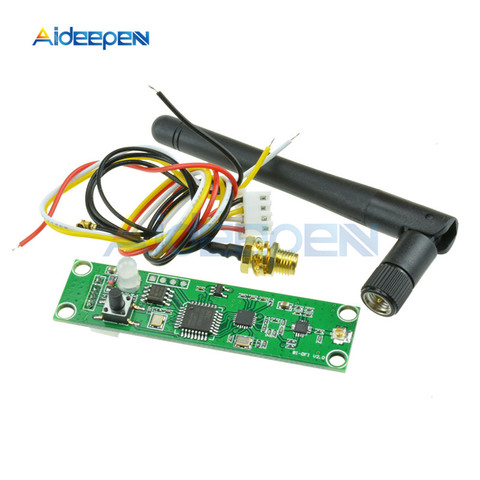 DC 5V 2.4GHz Wireless DMX 512 Transmitter&Receiver PCB Module Board With Antenna LED Controller Wireless Wifi Receiver ► Photo 1/6