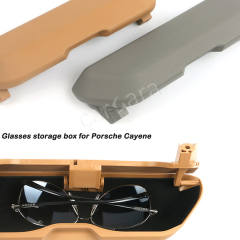 Car Glasses Sunglasses Sun Glass Holder Case Storage Box for P orsche Cayenee ► Photo 1/4
