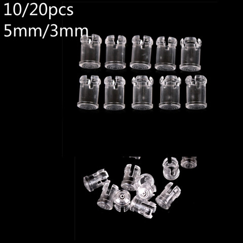 10/20pcs 3mm 5mm Clear Plastic LED Light Emitting Diode Lampshade Protector ► Photo 1/6