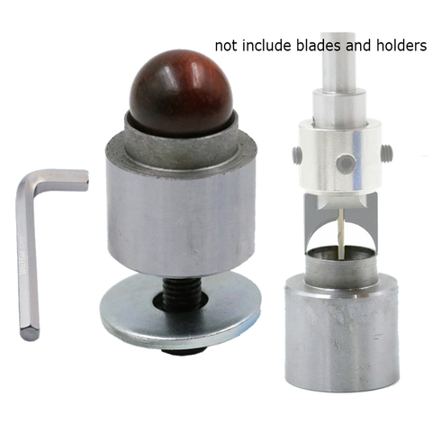 alloy fixed seat mould for ball knife  diy woodworking tools wooden beads drill rosary bead molding Wooden ball base ► Photo 1/5