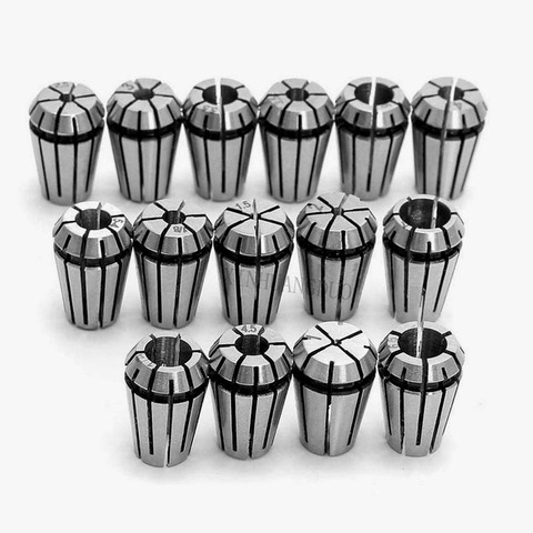 15pcs/set ER11 Spring Collet High Precision Collet Set For CNC Engraving Machine Lathe Mill Tool ► Photo 1/1