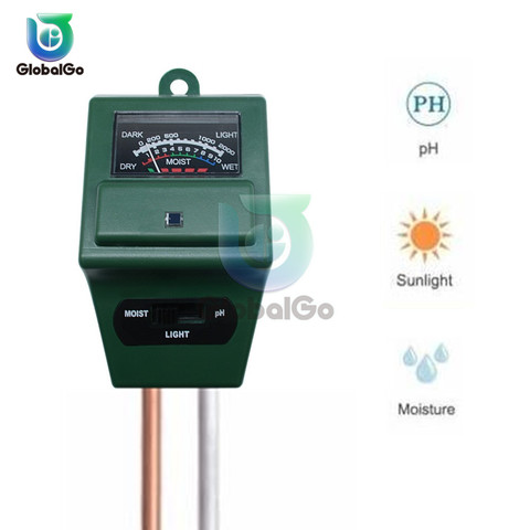 Soil Moisture Measuring Sensor Tester Humidity Hygrometer Hydroponic Gardening Water Plant Flower Soil PH Tester Light Meter ► Photo 1/6