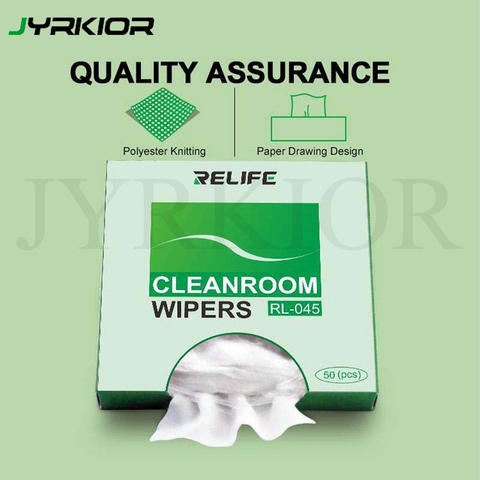 Jyrkior RL-045 Relife Anti-Static Cleanroom Wipers.Paper Drawing Design.Vacuum Packing For Phone Screen Mainboard Clean Tool ► Photo 1/6