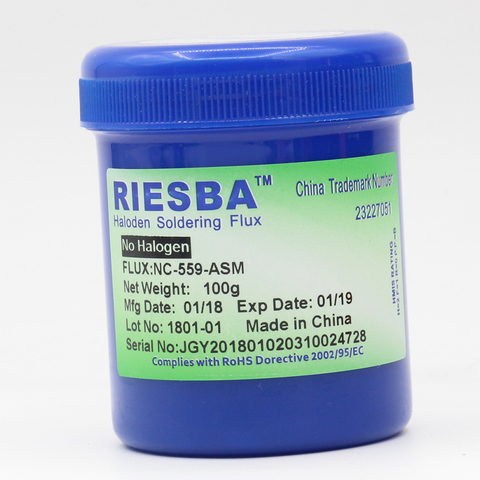 1pcs RIESBA NC-559-ASM 100g Leaded Free Soldering Flux Welding Paste! ► Photo 1/2