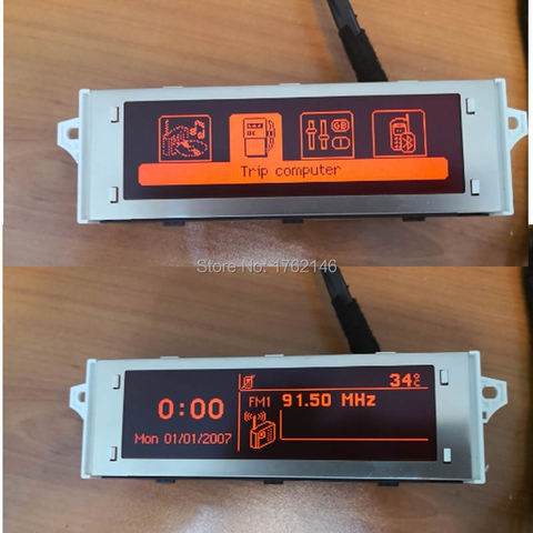 Original-factory Screen support USB and Bluetooth Display red monitor genuine for Peugeot 307 207 408 citroen C4 C5 ► Photo 1/5