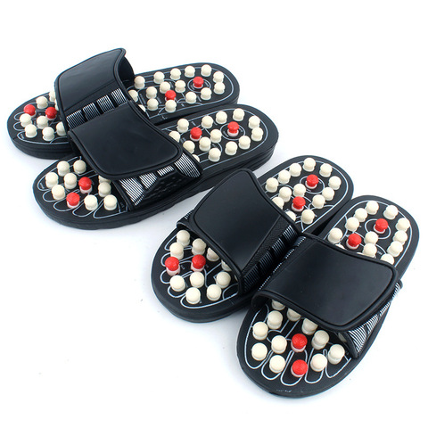 Acupoint Massage Slippers Sandal For Men Feet Chinese Acupressure Therapy Medical Rotating Foot Massager Shoes Unisex ► Photo 1/6