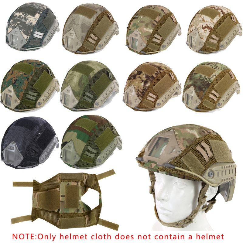 Army Military Tactical Helmet Fast PJ Cover Casco Airsoft Helmet Sports  Accessories Paintball Gear Jumping Protective Face Mask