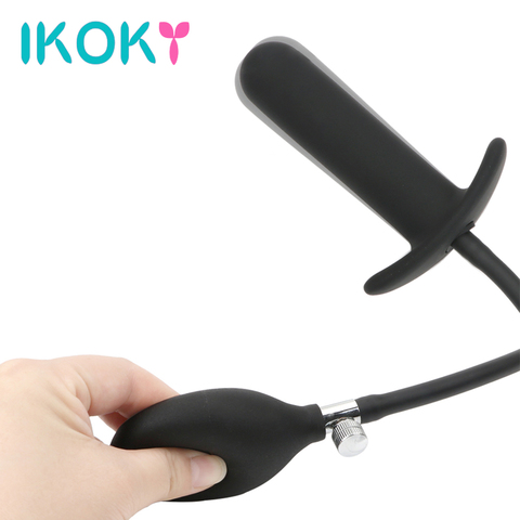 IKOKY Anal Dilator Inflatable Anal Plug Expandable Butt Plug Prostate Massage Adult Products Sex Toys for Women Men ► Photo 1/6