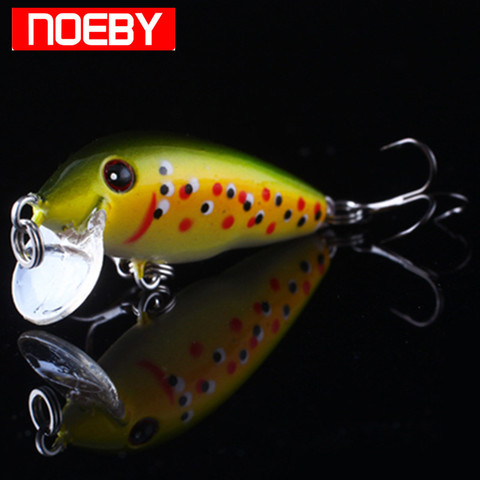 Noeby Minnow Fishing Lure 38mm/2.2g Sinking 0-1.0m Hard Baits VMC Hook Isca Artificial Para Pesca Leurre Peche Fishing Tackle ► Photo 1/6