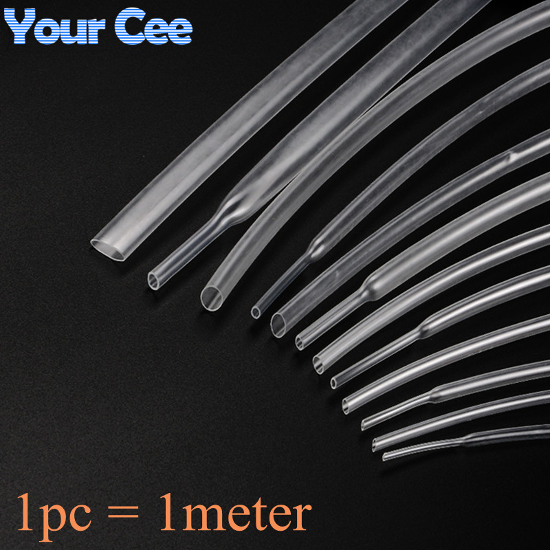 3MM Ultra Thin Transparent Clear Heat Shrink Tube Shrinkable Cable