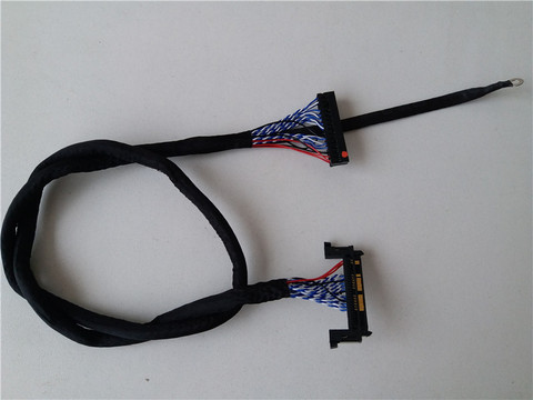 LCD LVDS Cable FI-RE51S-HF double 8 2 ch 8-bit 51p 550mm for LG High frequency V420H1-L05 LCD V29 V59 driver board ► Photo 1/1